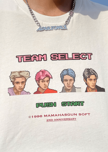 MamaHasGun ゲームデザインプリントTシャツ【MHG009】 - .BEL store